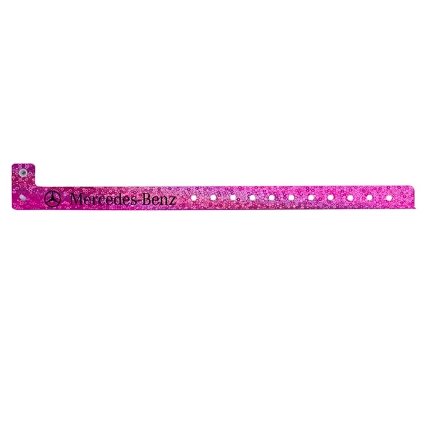 Pink Hot color option for Holographic Wristband