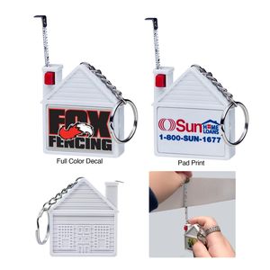 Photo of House Tape Measure Keychain