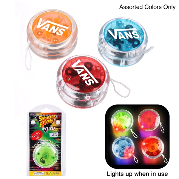 Assorted color option for Light Up Yo Yo