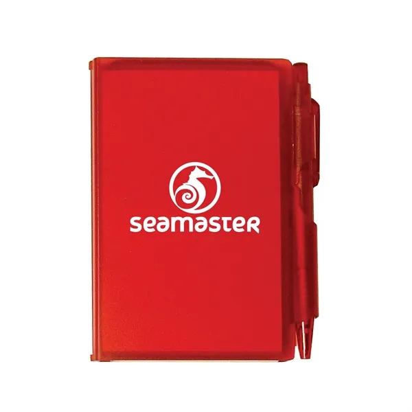 Translucent Red color option for Memo Pad With Pen