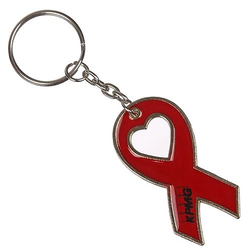 Photo of Red Ribbon Keychain