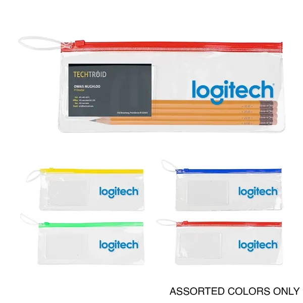 Assorted color option for Vinyl Pouch 10 X 4
