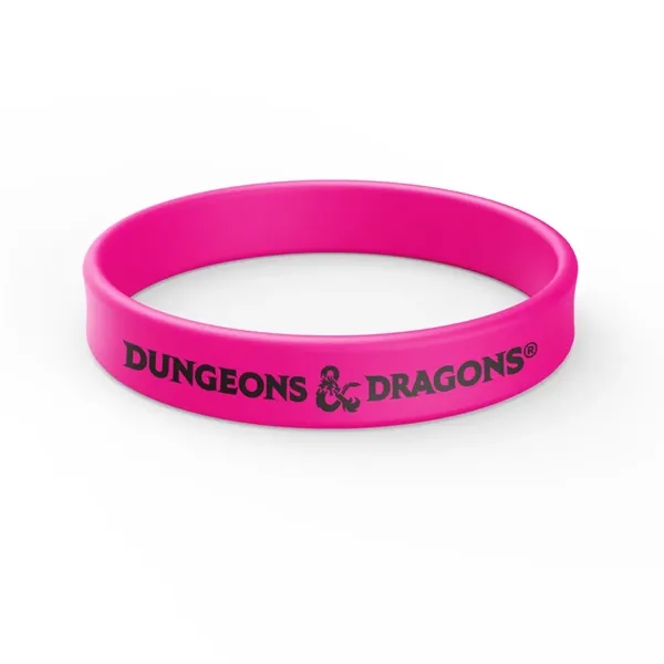 Pink Hot color option for Silicone Wristband