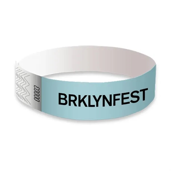 Blue Light color option for Tyvek Wristbands