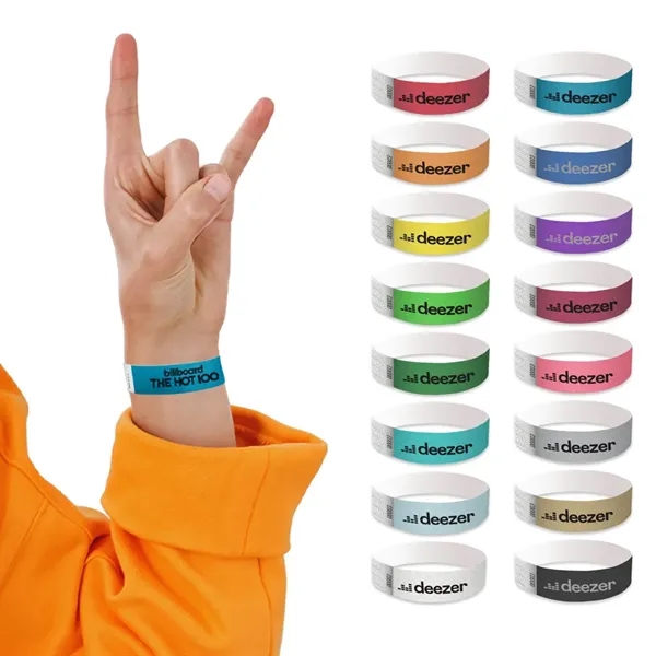 Group color option for Tyvek Wristbands