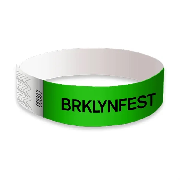 Lime Green color option for Tyvek Wristbands