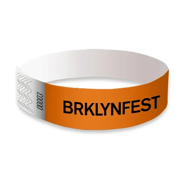 Orange color option for Tyvek Wristbands