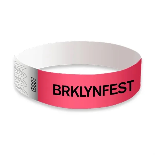 Pink Hot color option for Tyvek Wristbands