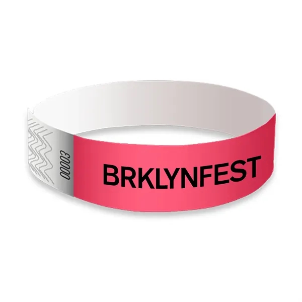 Red color option for Tyvek Wristbands