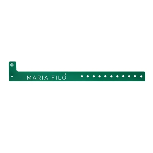 Green Dark color option for Vinyl Wristband