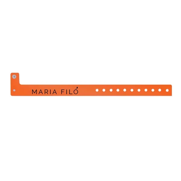 Orange color option for Vinyl Wristband