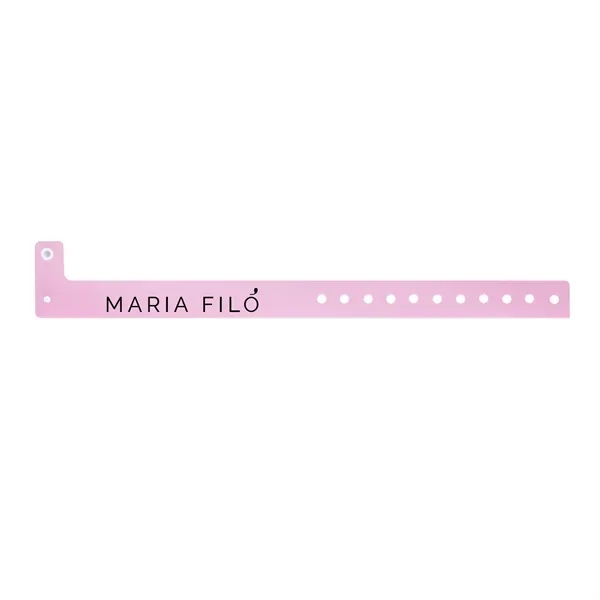 Pink color option for Vinyl Wristband