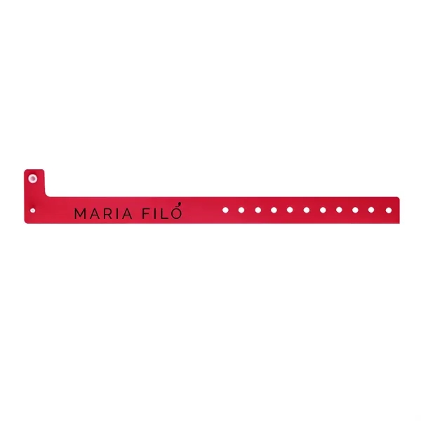 Red color option for Vinyl Wristband