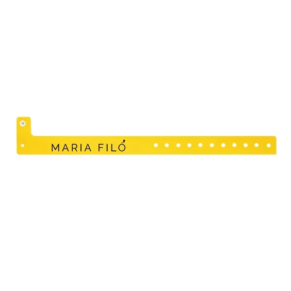 Yellow color option for Vinyl Wristband