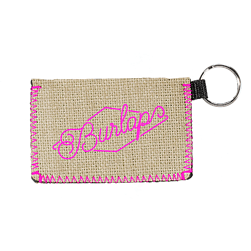 Photo of Burlap Neoprene Card Guard