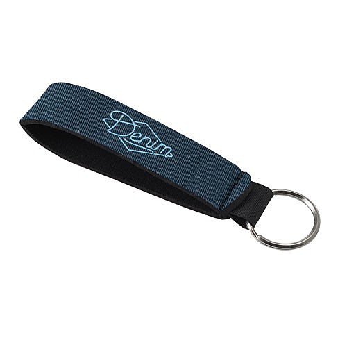 Photo of Denim Neoprene Wrist Strap Key Holder
