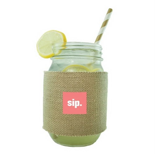 Main photo of Jar Sleeve Burlap