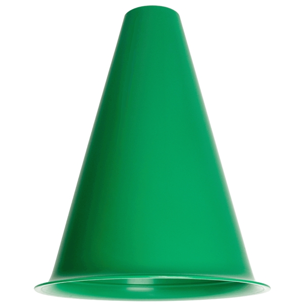 Kelly Green 347C color option for 8" Plastic Megaphone
