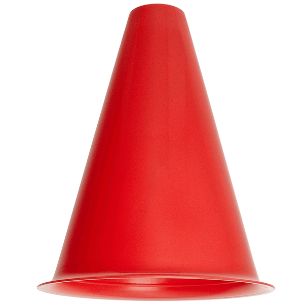 Red 1797C color option for 8" Plastic Megaphone