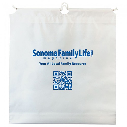 Photo of Cotton Drawcord Handle Bags   16" X 18"