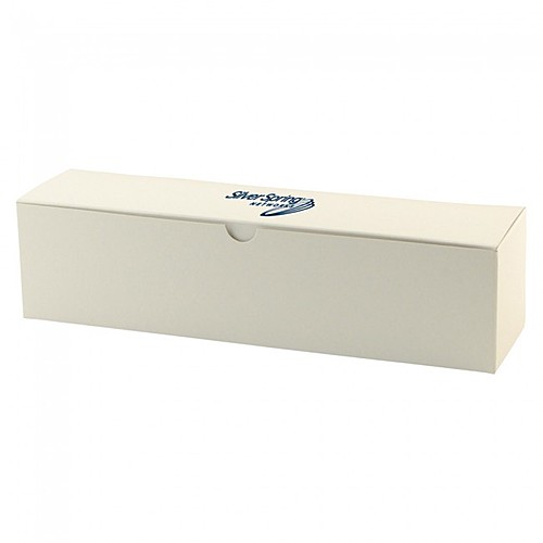 Photo of Fold Up Gift Box   Frost White Gloss   12" X 3"