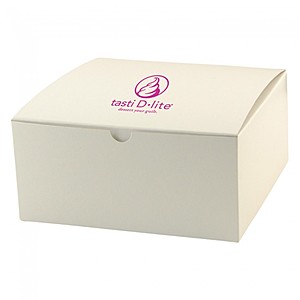 Photo of Fold Up Gift Box   Frost White Gloss   6" X 6"