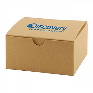 Photo of Fold Up Gift Box   Natural Kraft   3" X 3"