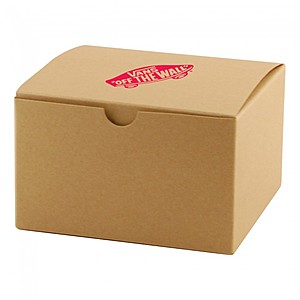 Photo of Fold Up Gift Box   Natural Kraft   4" X 4"