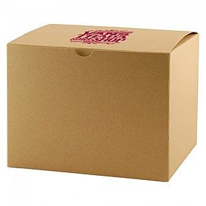 Photo of Fold Up Gift Box   Natural Kraft   6" X 6"