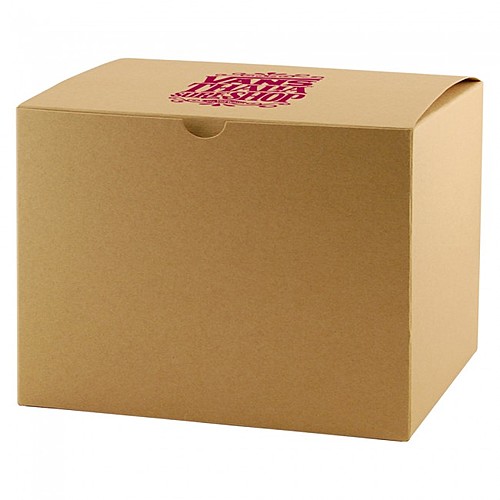 Photo of Fold Up Gift Box   Natural Kraft   6" X 6"