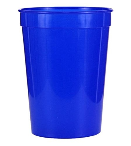 Blue color option for 12 Oz. Smooth Stadium Cup