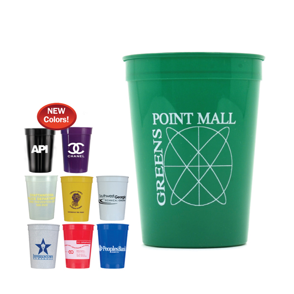 Green color option for 12 Oz. Smooth Stadium Cup