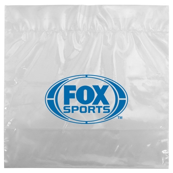 Clear color option for Ldpe Clear Drawtape Handle 2.5 Mil.   12" X 12"