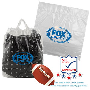 Photo of Ldpe Clear Drawtape Handle 2.5 Mil.   12" X 12"