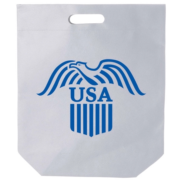 White color option for Nw Die Cut Handle Bag   15" X 18"