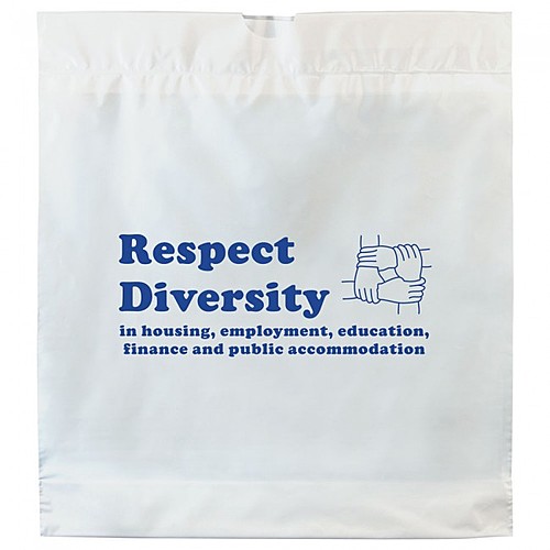 Photo of Poly Drawtape Handle Bags   16" X 18"