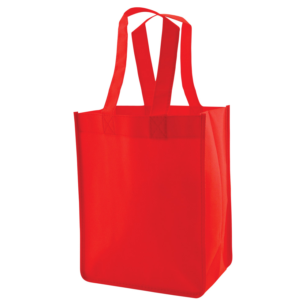 Red color option for Standard Non Woven Tote 8" X 10"