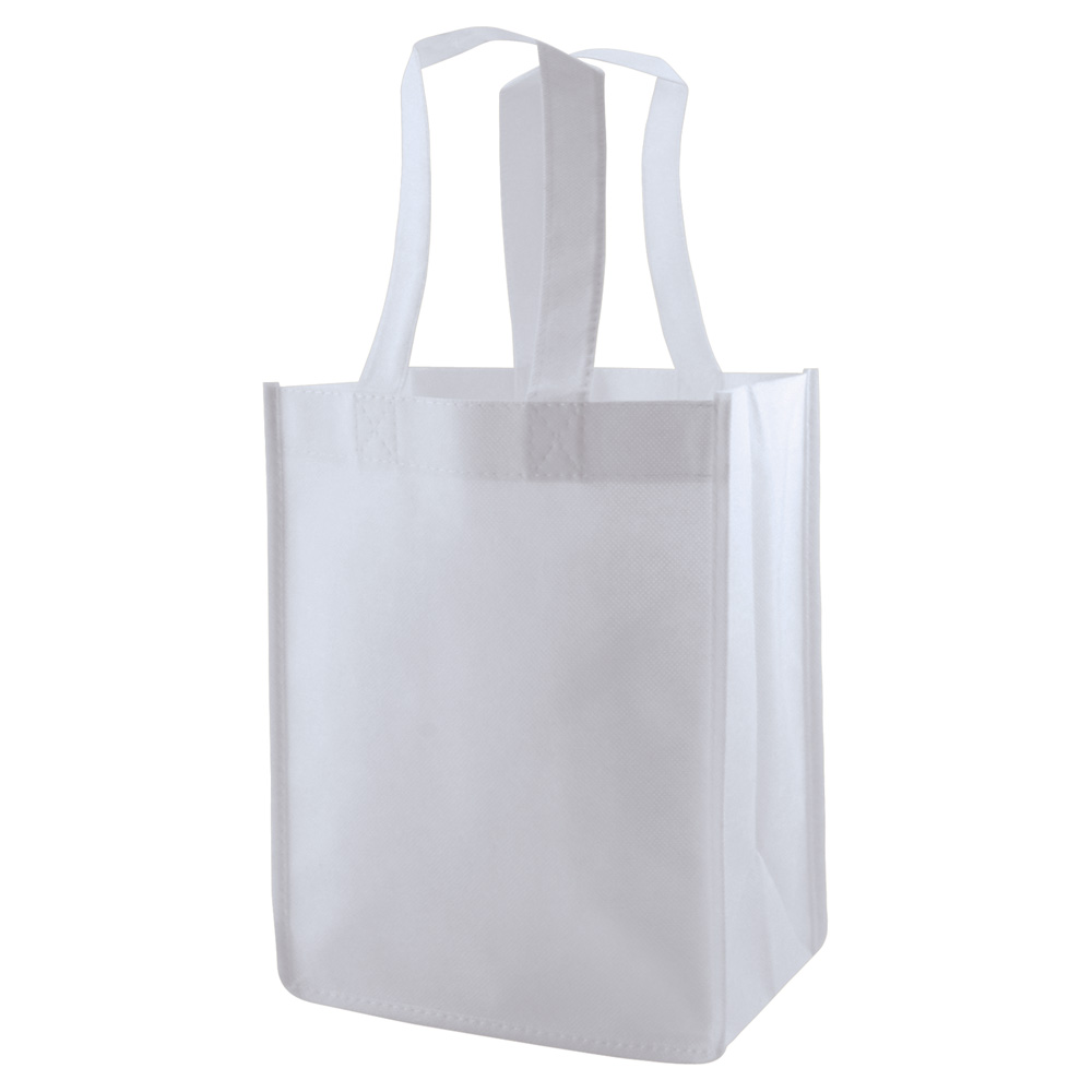 White color option for Standard Non Woven Tote 8" X 10"