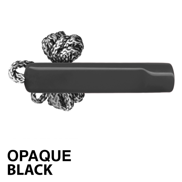 Opaque Black color option for Pen Sleeve With Gray Lanyard   Soft Vinyl   Spot Color