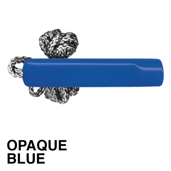 Opaque Blue color option for Pen Sleeve With Gray Lanyard   Soft Vinyl   Spot Color