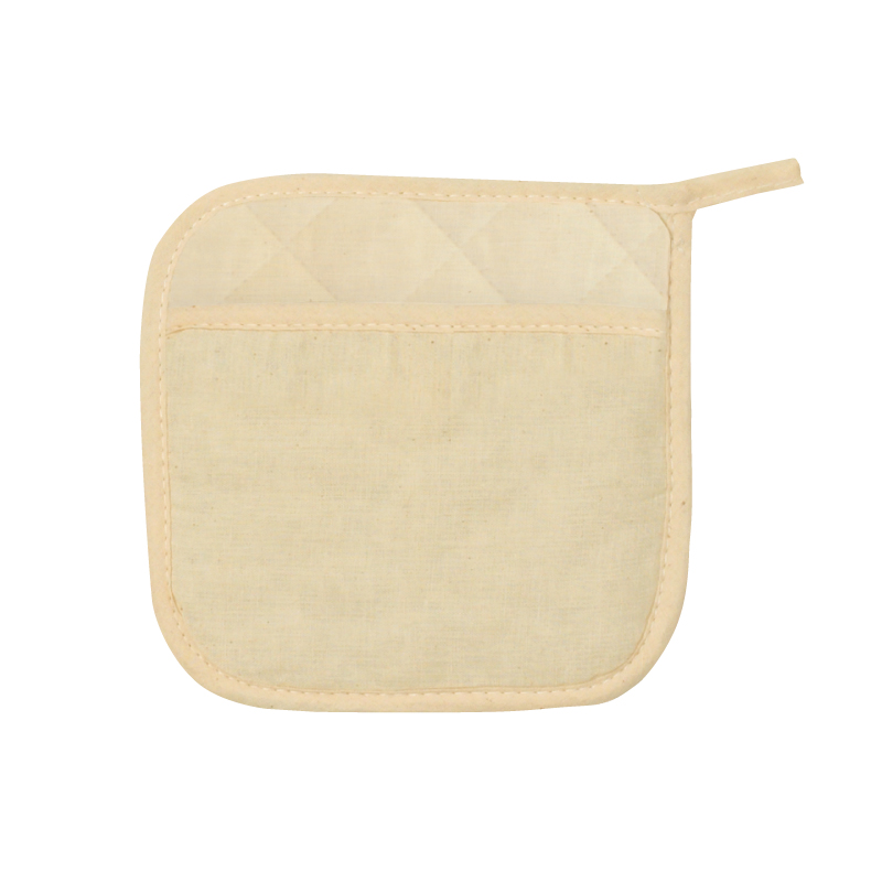 Natural color option for Quilted & Padded Pot Holder Trivet