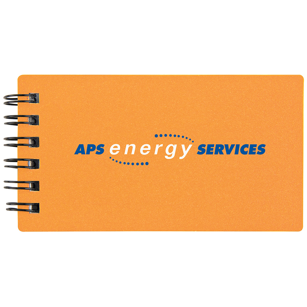 Orange color option for Mini Business Card Jotter