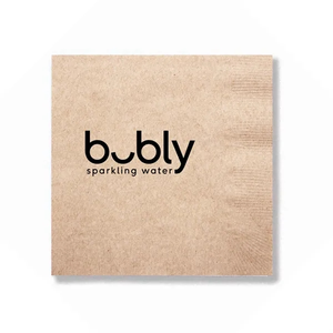 Photo of 1 Ply Kraft Beverage Napkin