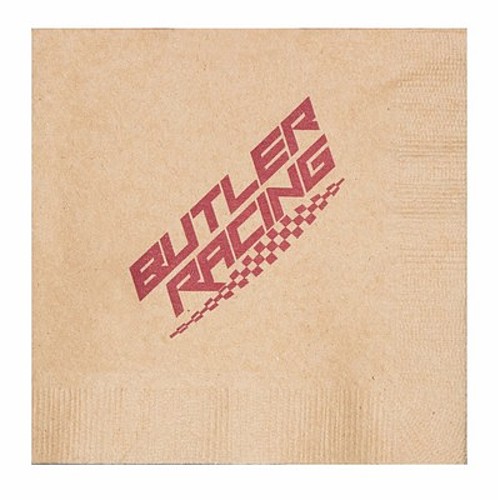 Photo of 1 Ply Kraft Beverage Napkin