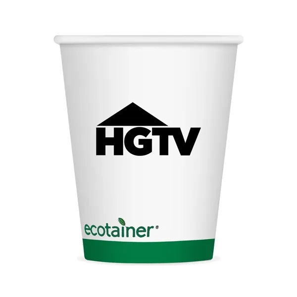 White color option for 10 Oz Eco Friendly Paper Cup