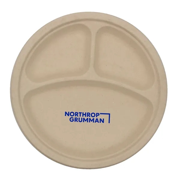 Natural Beige color option for 10" Compartment Plate