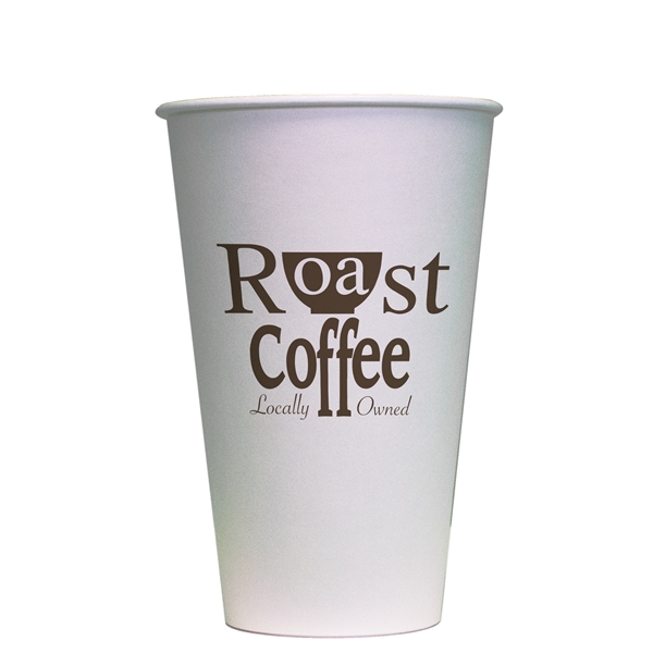 White color option for 16 Oz. Insulated Paper Cup