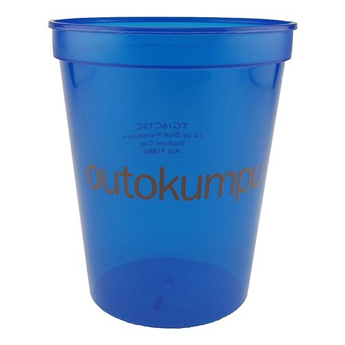 Photo of 16 Oz. Smooth Color Translucent Cup