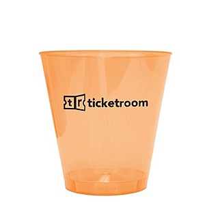 Photo of 2 Oz. Orange Bright Light Shot Glass