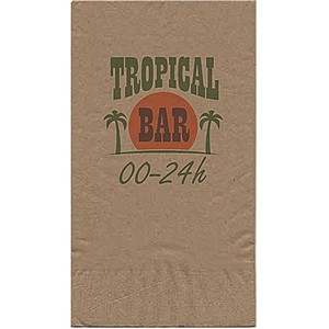 Photo of 2 Ply Kraft Dinner Napkin 1/8 Fold